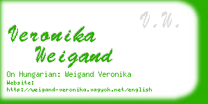 veronika weigand business card